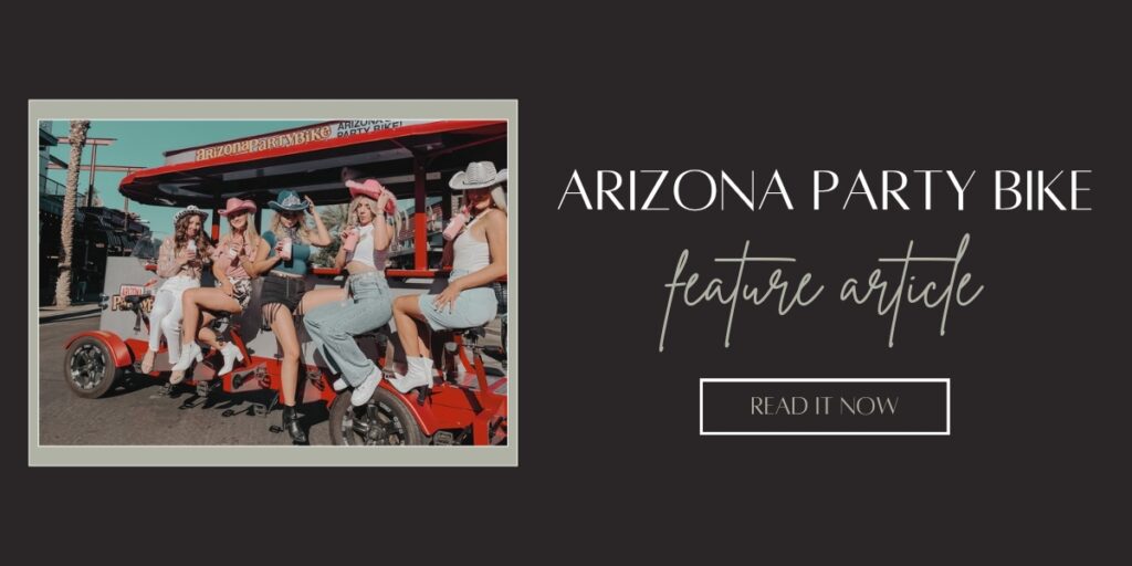 arizona party bike feature article on the scottsdale living
