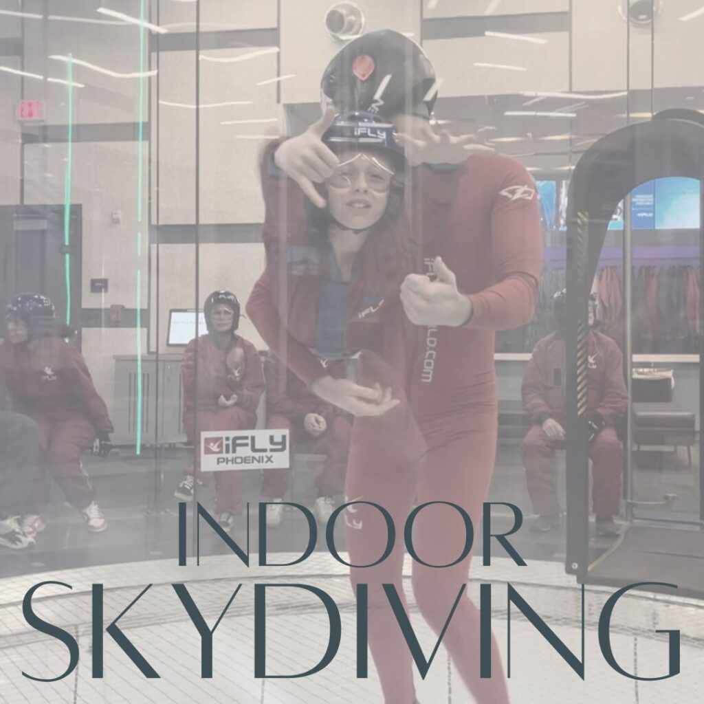 indoor skydiving at ifly Phoenix on the Scottsdale living