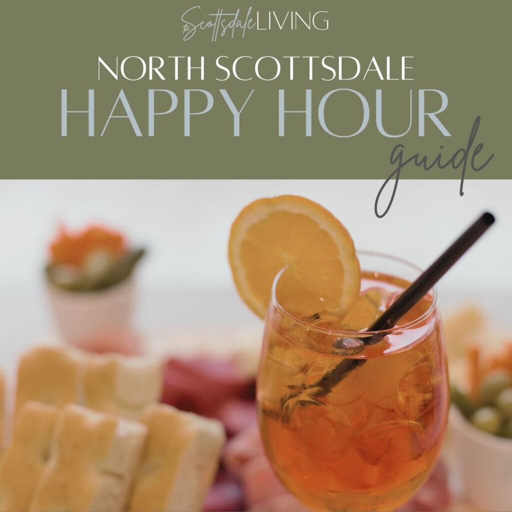 north scottsdale happy hour guide on TheScottsdaleLiving.com