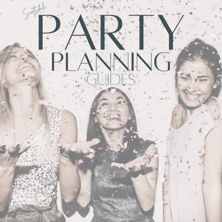scottsdale party planning guides on the scottsdale living