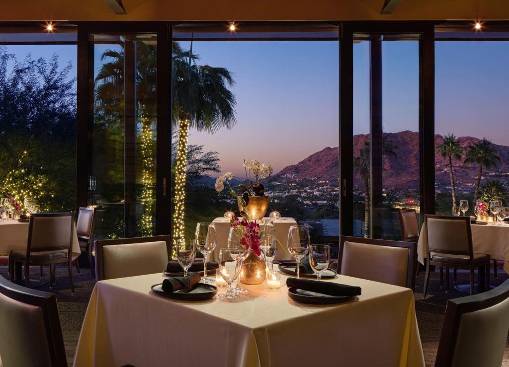 elements restaurant at sanctuary resort paradise valley from scottsdale living