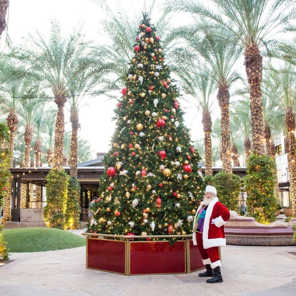 scottsdale quarter santa on the scottsdale living