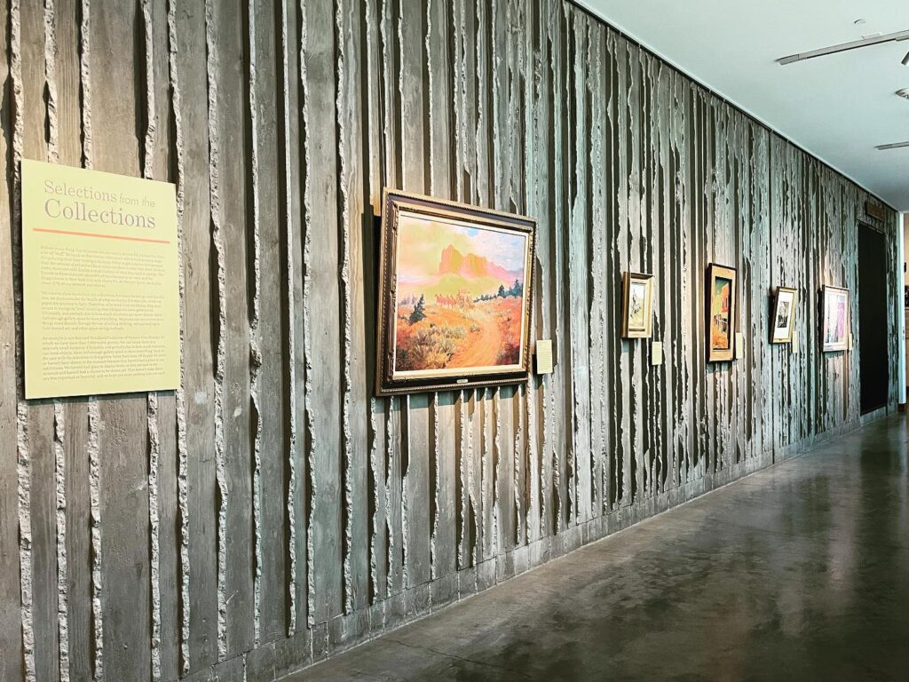 western spirit: scottsdale museum of the west gallery wall on the scottsdale living