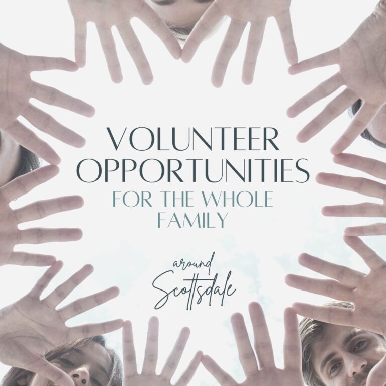 volunteer opportunities for the whole family scottsdale from scottsdale living