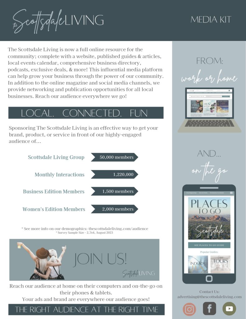 The Scottsdale Living Media Kit Advertise