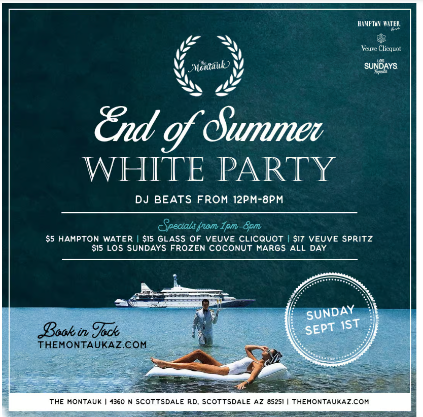 End of Summer White Party at The Montauk