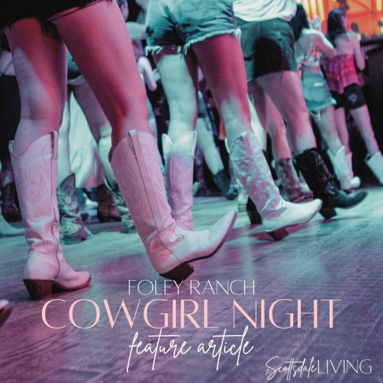 Cowgirl Night at Foley Ranch Feature Article on The Scottsdale Living