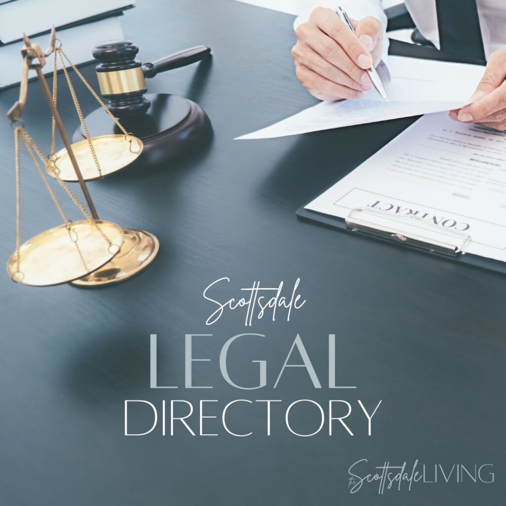 scottsdale legal directory on TheScottsdaleLiving.com