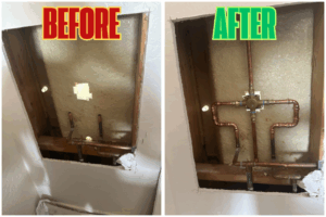 Before and After Pipe Repair 1 300x200